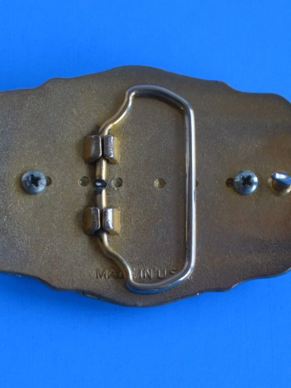 Vintage Western Style United States Marine Corps (USMC) Belt Buckle